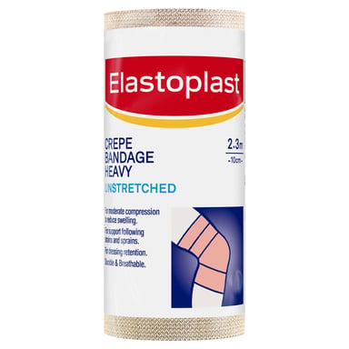Elastoplast Crepe Bandage Heavy Weight 10cm X 2.3m Tan - 1 roll