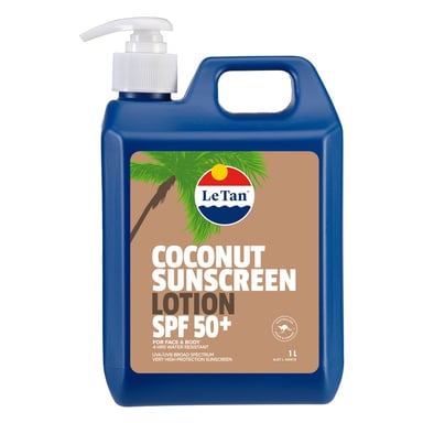 Le Tan Coconut Lotion SPF50+ - 1 litre
