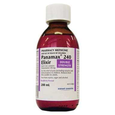 Panamax Oral Liquid 240mg/5ml Elixir 200ml