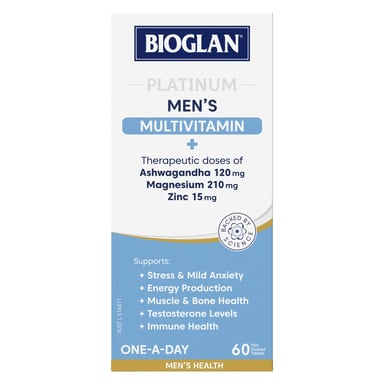 Bioglan Platinum Men's Multivitamin 60 tablets