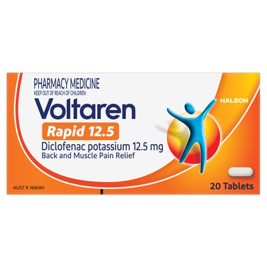 Voltaren Rapid 12.5mg - 20 tablets