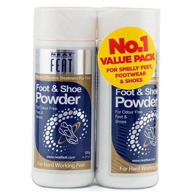 Neat Feat Foot & Shoe Powder 125g - 2 pack