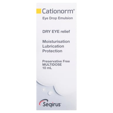 Cationorm Preservative Free Multidose 10ml