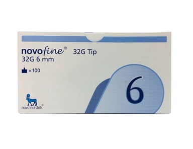 NovoFine Pen Needle 32G x 6mm 100
