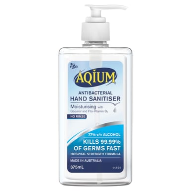 Ego Aqium Hand Sanitiser 375ml
