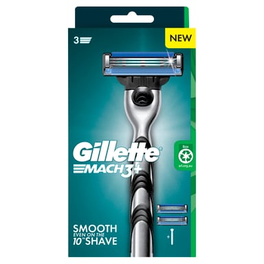 Gillette Mach3+ Razor 2 Up 1 pack