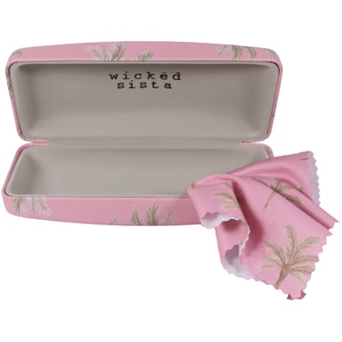 Wicked Sista Eyewear Case Island Palm 2 piece