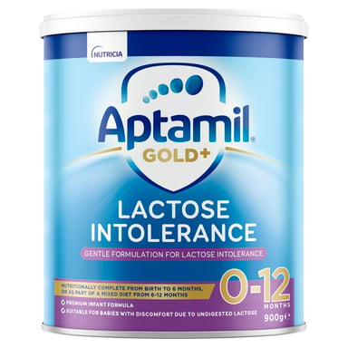 Aptamil Gold+ Lactose Intolerance Baby Formula From 0 To 12 Months 900g