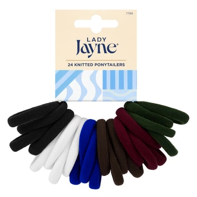 Lady Jayne Knitted Ponytailers Softies Basics 24 pack