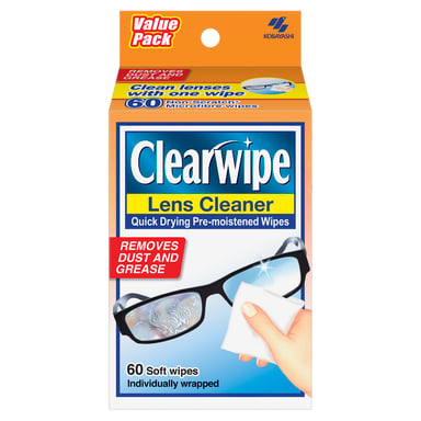 Clearwipe Lens Cleaner 60 wipes