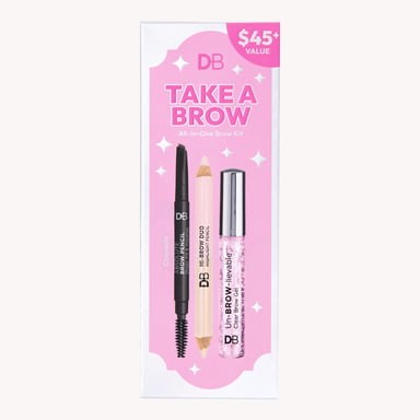 Designer Brands Take A Brow Kit Medium To Deep 3 piece