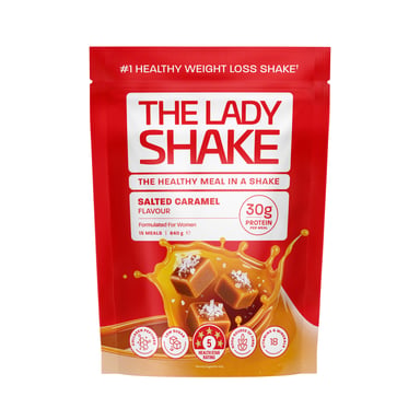 The Lady Shake Meal Replacement Salted Caramel 840g