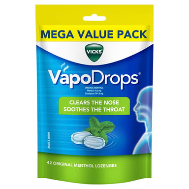 Vicks Vapodrops Original 42 lozenges