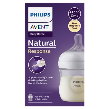 Avent Natural Response Baby Bottle 125ml - 1 pack
