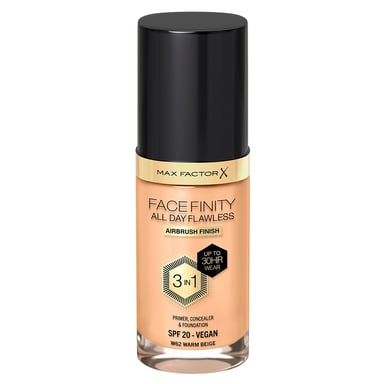 Max Factor Facefinity All Day Flawless D5 Free Foundation Warm Beige 62