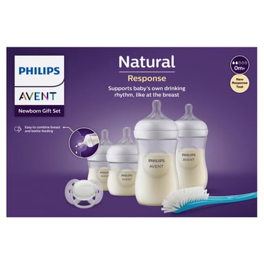 Avent Natural Response Baby Bottle Starter Set 6 piece