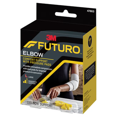 Futuro Comfort Elbow Support with Pressure Pads Large 1 each