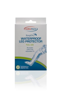 Surgi Pack Keep Dry Waterproof Leg Protector Full Leg 2 pack