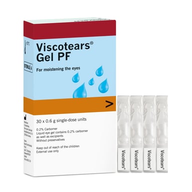 Viscotears Eye Drops 0.6ml - 30 vials