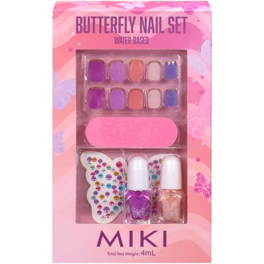 Miki Butterfly Nail Set 5 piece