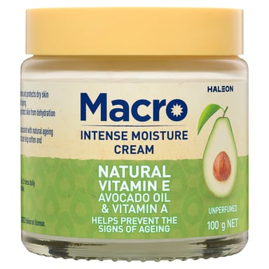 Macro Natural Vitamin E Cream Jar 100g