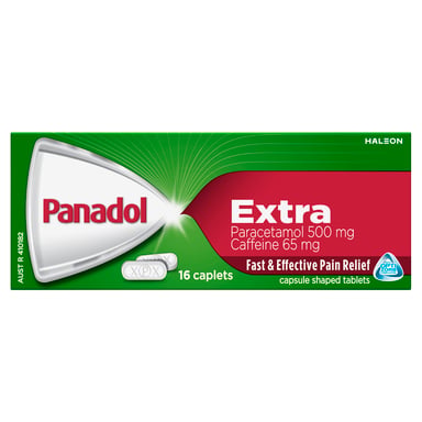 Panadol Extra Optizorb 500/65mg 16 caplets