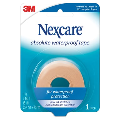 Nexcare Absolute Waterproof Tape 25.4mm X 4.57m - 1 roll