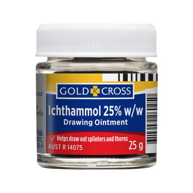 Gold Cross Ichthammol Oitment 25% - 25g