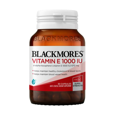 Blackmores Vitamin E 1000IU - 30 capsules