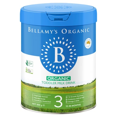 Bellamy's Organic Step 3 Toddler Milk Drink 800g