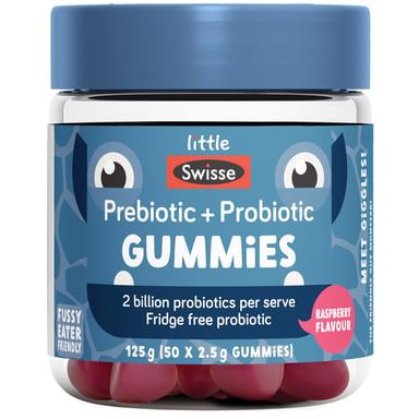 Swisse Little Swisse Prebiotic + Probiotic Gummies 50 pastilles
