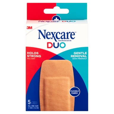 Nexcare DUO Fabric Large 5 pack