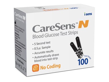 CareSens N Blood Glucose Test Strips 100