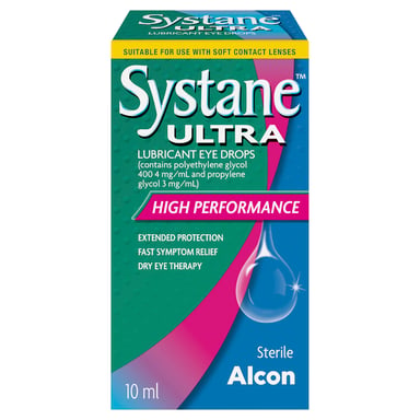 Systane Ultra Lubricant Eye Drops 10ml