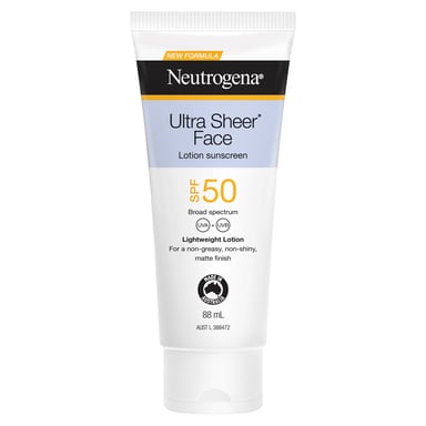 Neutrogena Ultra Sheer Face Lotion SPF 50 - 88ml