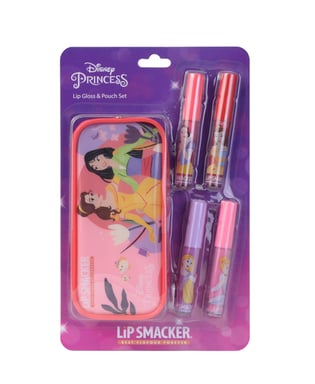 Lip Smackers Princess Lip Gloss & Pouch Set 1 each
