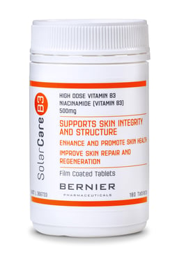 SolarCareB3 High Dose Vitamin B3 Niacinamide 180 tablets