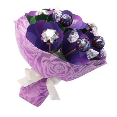 Edible Blooms Milk White Chocolate Bouquet 1 each
