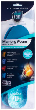 Neat Feat Advanced Memory Foam Insoles Men 1 pair