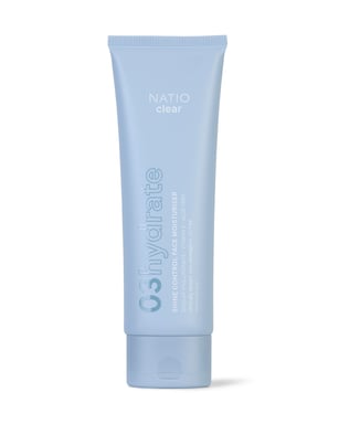 Natio Clear Shine Control Face Moisturiser 125ml