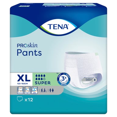 Tena Pants Super ProSkin Extra Large 12 pack