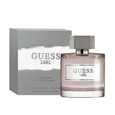 Guess 1981 For Men EDT Spray 100ml