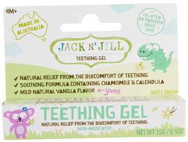 Jack N Jill Natural Teething Gel 15g
