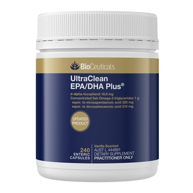 BioCeuticals UltraClean EPA/DHA Plus Vanilla Scented 240 soft capsules