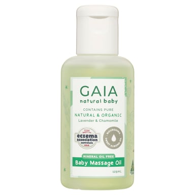 Gaia Natural Baby Massage Oil 125ml