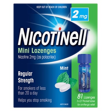 Nicotinell Mini Lozenges 2mg 81 lozenges