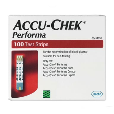 Accu-Chek Performa Blood Glucose Test Strips 100