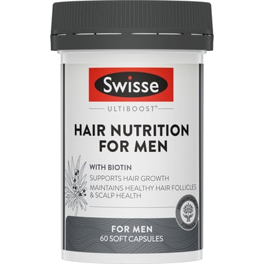 Swisse Ultiboost Hair Nutrition Men 60 capsules