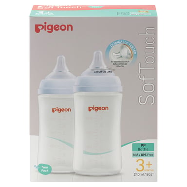 Pigeon Softouch 3 Bottle Twin PP 240ml