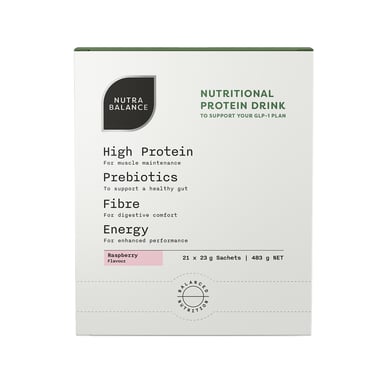 Nutrabalance Nutritional Protein Drink Raspberry 483g - 21 pack